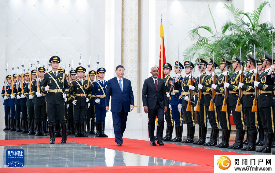 习近平同马尔代夫总统穆伊兹会谈(图4) 习近平同马尔代夫总统穆伊兹会谈(图4)