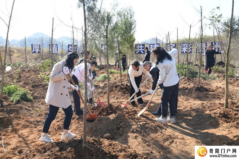 “植”此青绿 不负青山 贵州各地开展义务植树活动(图1)