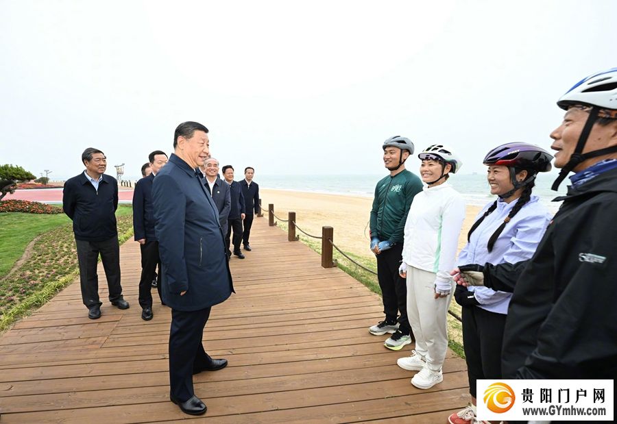 习近平在山东日照市考察调研(图6)