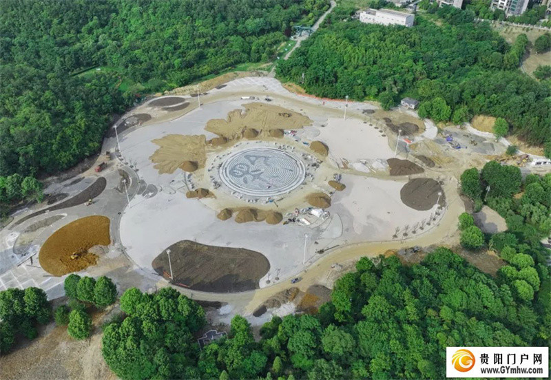 观山湖公园民族大联欢广场提升改造最新进展（附总平面图）(图1)