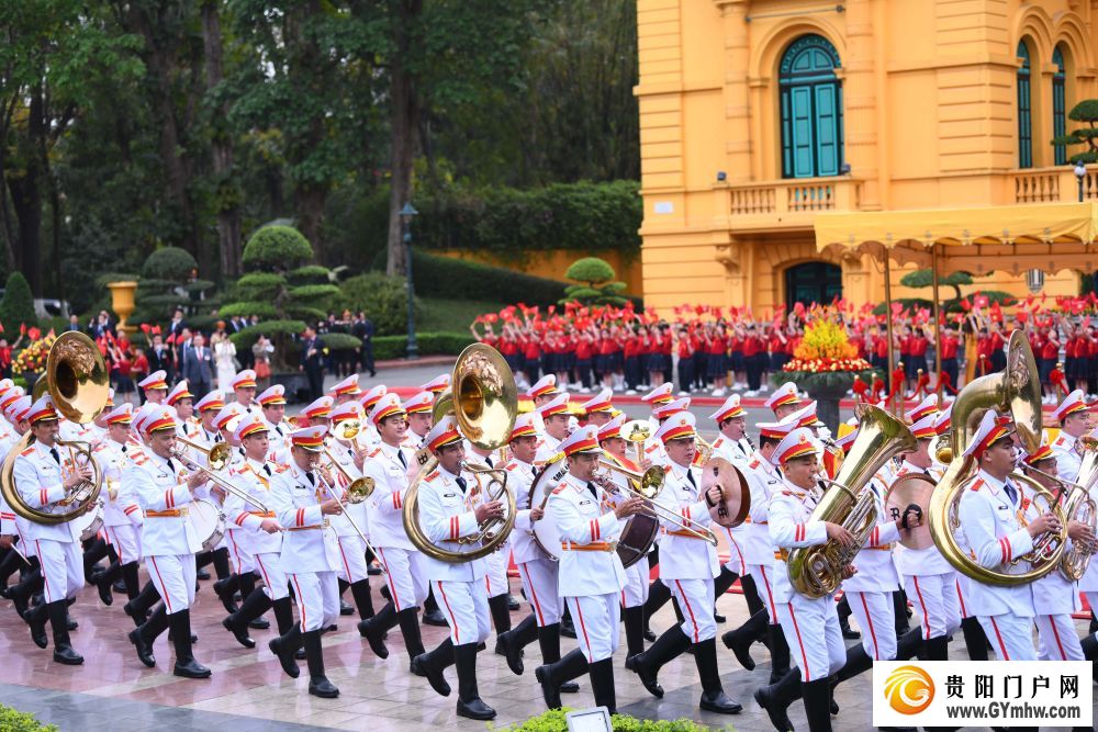 习近平出席苏林举行的欢迎仪式(图2)